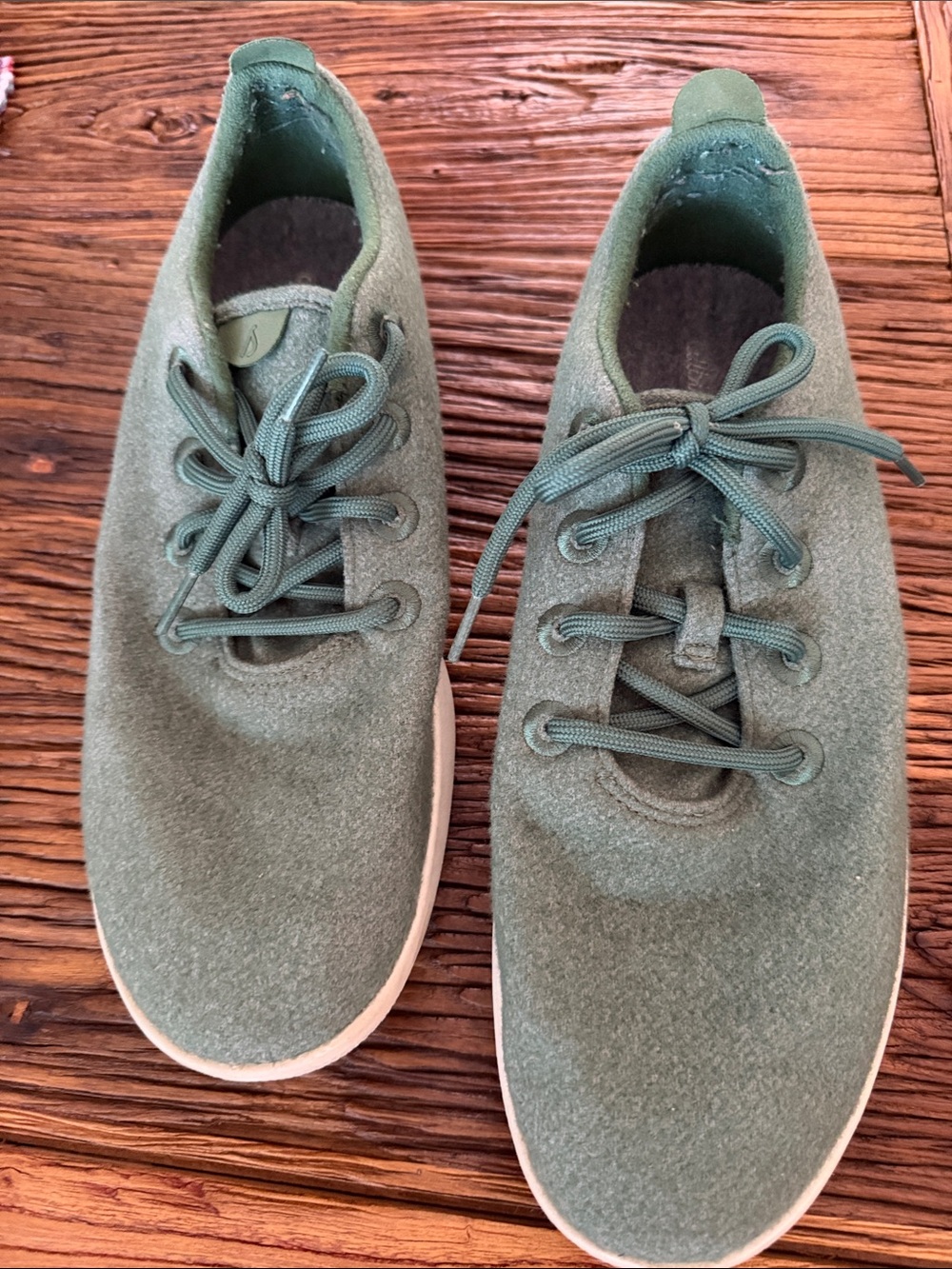 allbirds Men's Sage Green Wool Sneakers